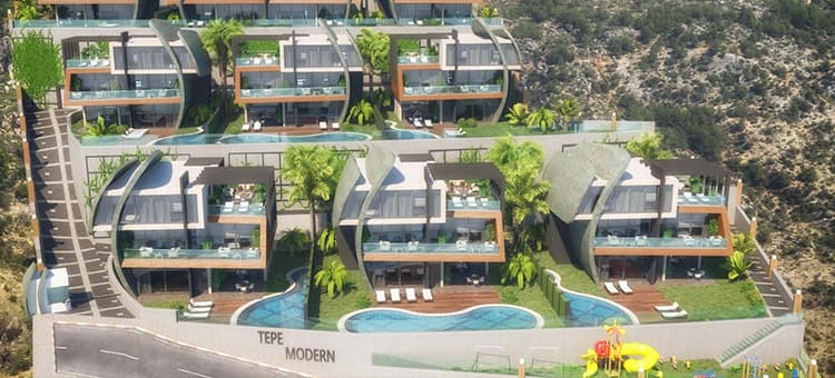 Tepe Modern Villaları, Alanya · Antalya
